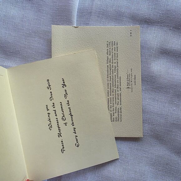 Vtg Bright of America 12 Christmas In Ohio Cards Stationary w Envelopes, Box - Picture 12 of 16